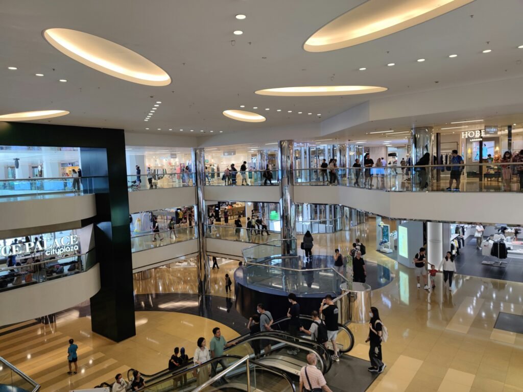 Beautiful shopping mall image in London