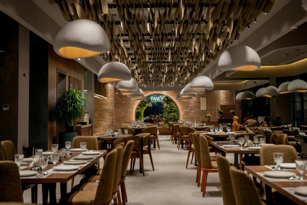 Beautiful image of a restaurant